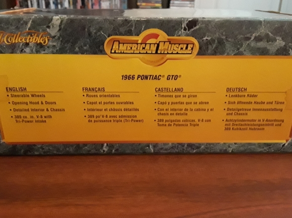 Ertl Collectables, 1966 GTO - Picture 2 of 4